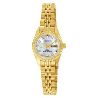 Custom Stainless Steel Women 75-2474MOP Watch