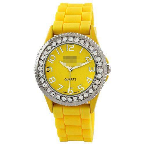 Customised Silicone Watch Bands 2219_YELLOW